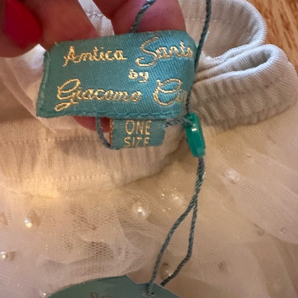 Chic Cream Beaded Mini Skirt - Picture 5 of 7